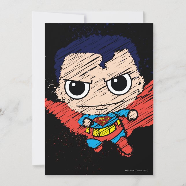 Mini Superman Sketch (Vorderseite)
