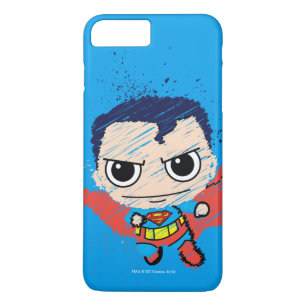 Mini Superman Sketch Case-Mate iPhone Hülle