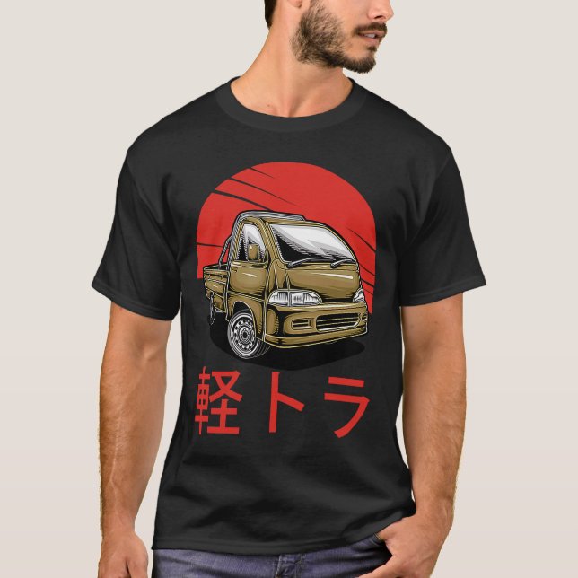 Mini Truck Kei Auto Japan Auto über Compact 4wd ab T-Shirt (Vorderseite)