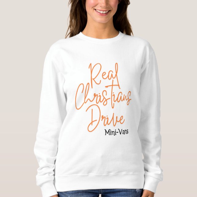 Mini Vans Women's Sweatshirt - Funny Christlich (Vorderseite)
