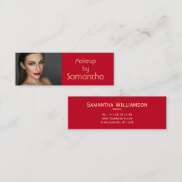 Mini Visitenkarte für Makeup-Artist
