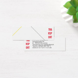 Mini Visitenkarten für Kurierfahrer
