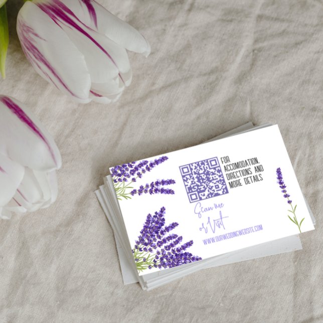 Mini Wedding Details Enclosure Card mit Qr Code Begleitkarte (Von Creator hochgeladen)