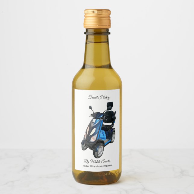 Mini-Wein-Flaschenetiketten 10er Pack Weinetikett (Vorderseite)