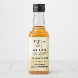 Mini Whiskey Botlle Label - Liquor Label - Wedding Alkoholflaschenetikett
