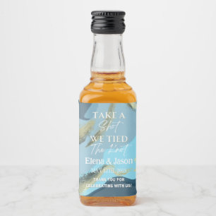 Mini-Whiskey-Flasche - Liquor-Etikett - Hochzeit Alkoholflaschenetikett