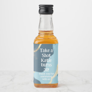 Mini-Whiskeyflaschen-Etikett, Likör-Etikett - Gebu Alkoholflaschenetikett