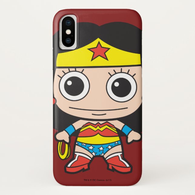 Mini Wonder Woman Case-Mate iPhone Hülle (Rückseite)