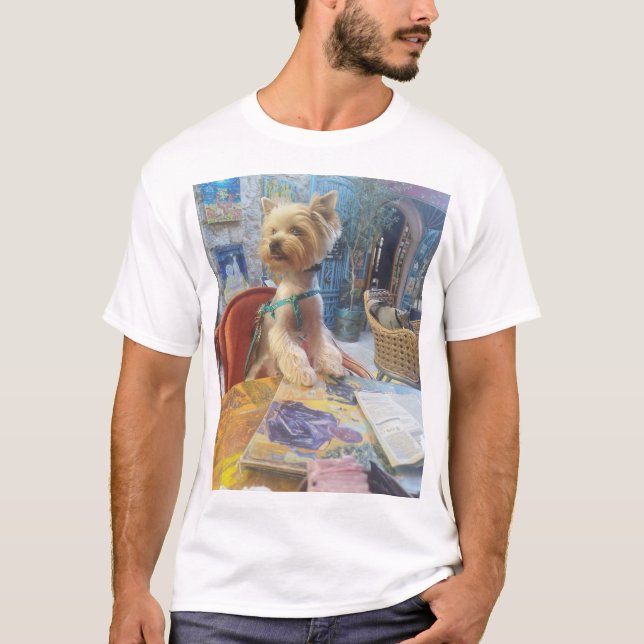 Mini Yorkshire Terrier T-Shirt (Vorderseite)