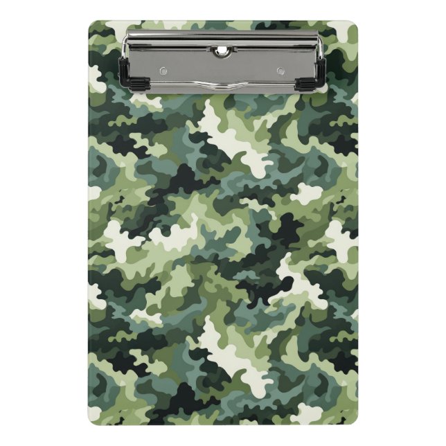 Mini-Zwischenablage - Militärische Camouflage Mini Klemmbrett (Vorderseite)