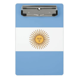 Mini-Zwischenablage mit argentinischer Flagge Mini Klemmbrett
