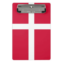 Mini-Zwischenablage mit dänischer Flagge Mini Klemmbrett