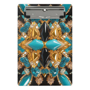 Mini-Zwischenablage mit den Bahamas-Farben Mini Klemmbrett