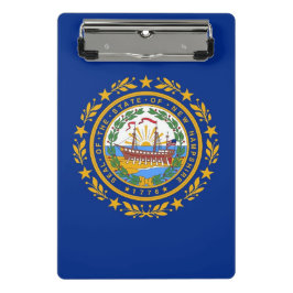 Mini-Zwischenablage mit der Flagge von New Hampshi Mini Klemmbrett