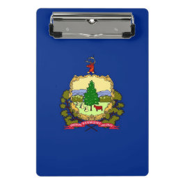 Mini-Zwischenablage mit der Flagge von Vermont, US Mini Klemmbrett