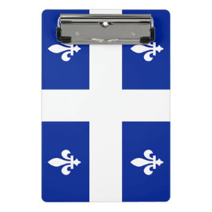 Mini-Zwischenablage mit Flagge Quebec, Kanada Mini Klemmbrett