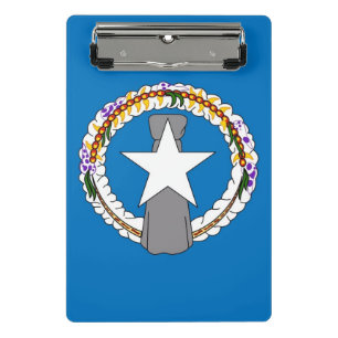 Mini-Zwischenablage mit Flagge von Nord-Mariana Mini Klemmbrett