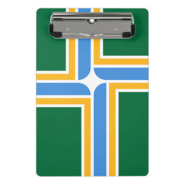 Mini-Zwischenablage mit Flagge von Portland, USA Mini Klemmbrett