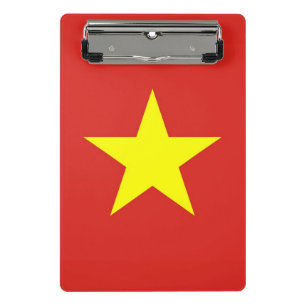 Mini-Zwischenablage mit Flagge von Vietnam Mini Klemmbrett