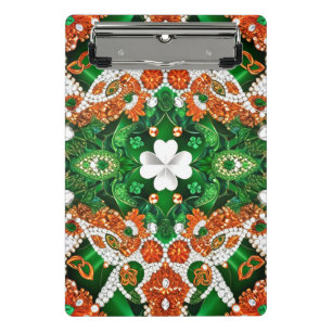 Mini-Zwischenablage mit irischen Farben Mini Klemmbrett