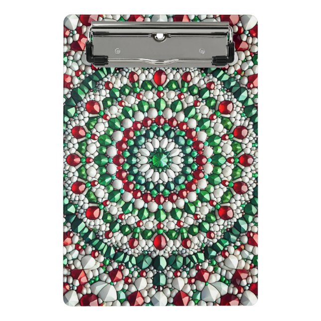 Mini-Zwischenablage mit italienischen Farben Mini Klemmbrett (Vorderseite)