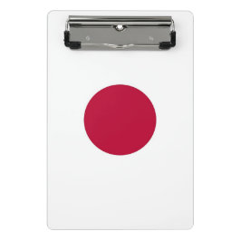 Mini-Zwischenablage mit japanischer Flagge Mini Klemmbrett
