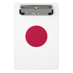 Mini-Zwischenablage mit japanischer Flagge Mini Klemmbrett
