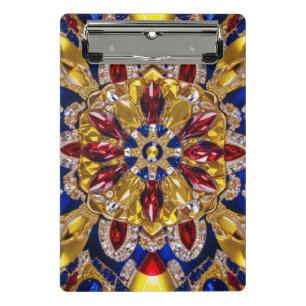 Mini-Zwischenablage mit Kolumbien-Farben Mini Klemmbrett