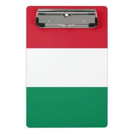 Mini-Zwischenablage mit ungarischer Flagge Mini Klemmbrett