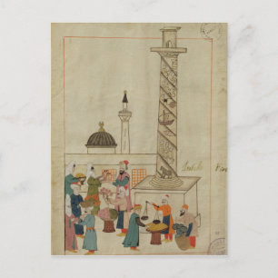 Miniatur aus der "Memorie Turchesche" Postkarte