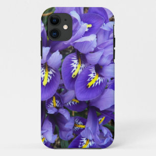 Miniatur Blue Irises Frühblut iPhone 11 Hülle