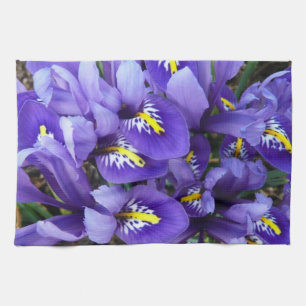 Miniatur Blue Irises Frühblut Handtuch