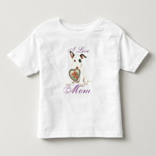 Miniatur Bull Terrier Herz Mama Kleinkind T-shirt