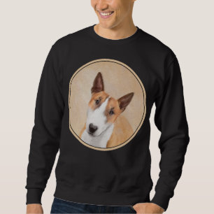 Miniatur Bull Terrier Painting - Original Hunde Ku Sweatshirt