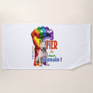 Miniatur Bullterhund Strandtuch