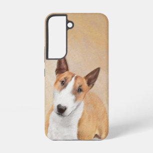 Miniatur-Bullterrier-Gemälde - Originale Hundekuns Samsung Galaxy Hülle