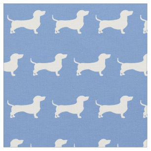 Miniatur-Dackel Weiner Dog Pet Light Blue Stoff