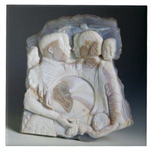 Miniatur, die Cosimo de Medici (1519-74) darstellt Fliese