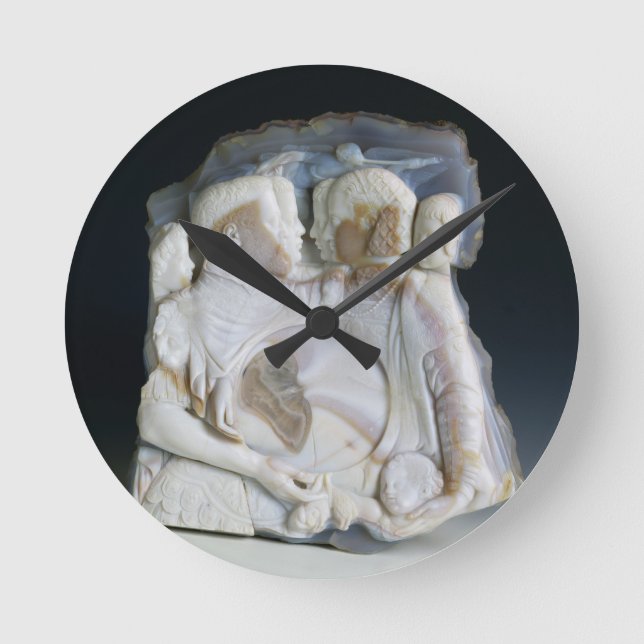 Miniatur, die Cosimo de Medici (1519-74) darstellt Runde Wanduhr (Vorderseite)