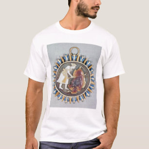 Miniatur, die Kaiser Shah Jahan Tötungslöwe T-Shirt