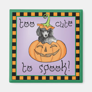 Miniatur Halloween Poodle Magnet