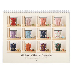 Miniatur-Kimono-Wandkalender 2027 Kalender