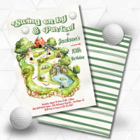 Miniatur Mini Golf Geburtstag Par-T