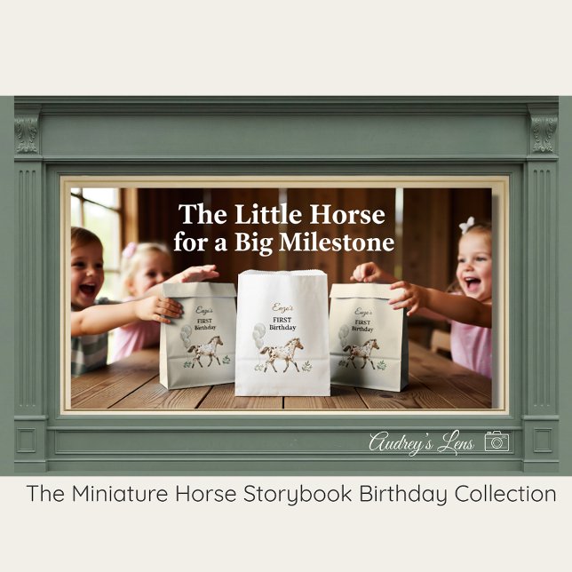 Miniatur-Pferd-Geburtstags-Storybook  Geschenktütchen (Von Creator hochgeladen)