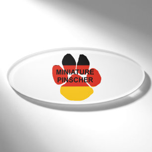 Miniatur-Pinscher-Namenspange Namenschild