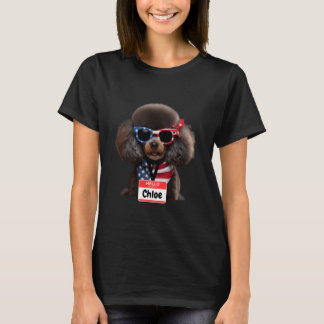 Miniatur Poodle Dog Chloe Männer Frauen Kinder Jun T-Shirt