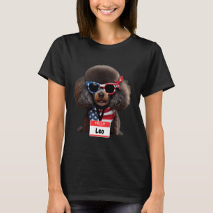 Miniatur Poodle Dog Leo Männer Frauen Kinder Junge T-Shirt