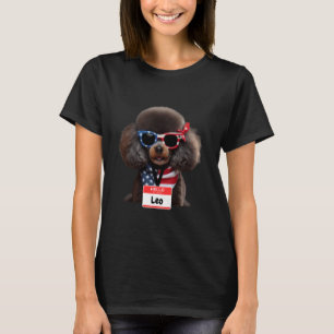 Miniatur Poodle Dog Leo Männer Frauen Kinder Junge T-Shirt