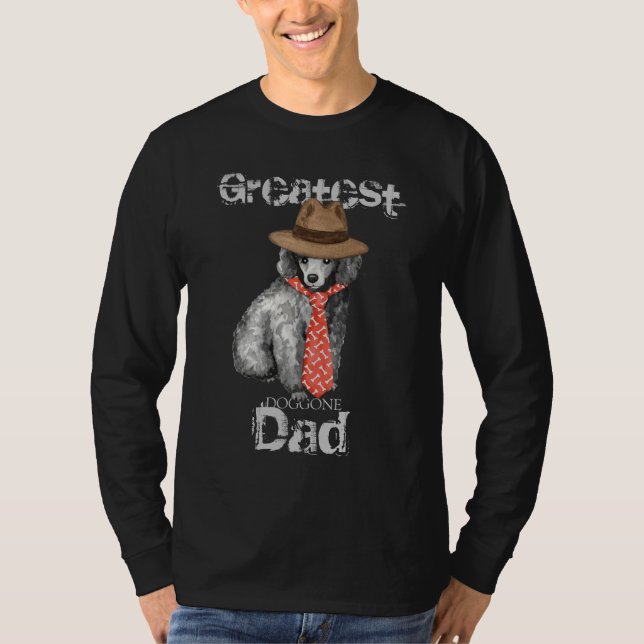 Miniatur Poodle Vater T-Shirt (Vorderseite)
