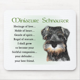 Miniatur Schnauzer-Geschenke Mousepad